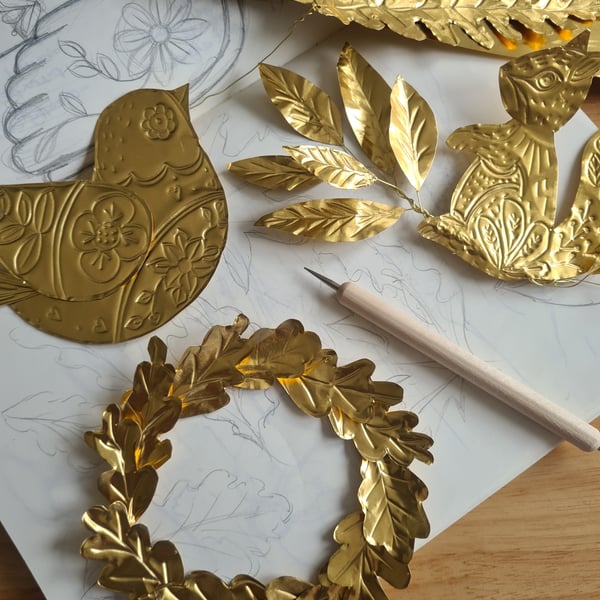 WORKSHOP - Metal Embossed Decorations at Make Space, Hitchin