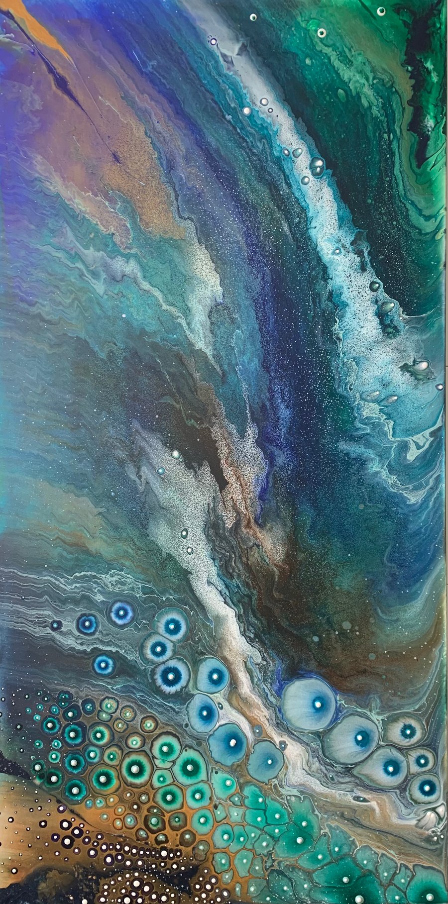 Underwater - Acrylic Painting On Caanvas