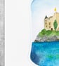 Castle Stalker, Loch Laich, Highland Landscapes, A4 art print - Image 2