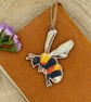 Wooden Buff Tailed Bumblebee Mini Decoration 