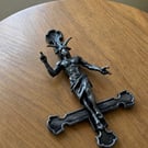 Handmade Baphomet Crucifix