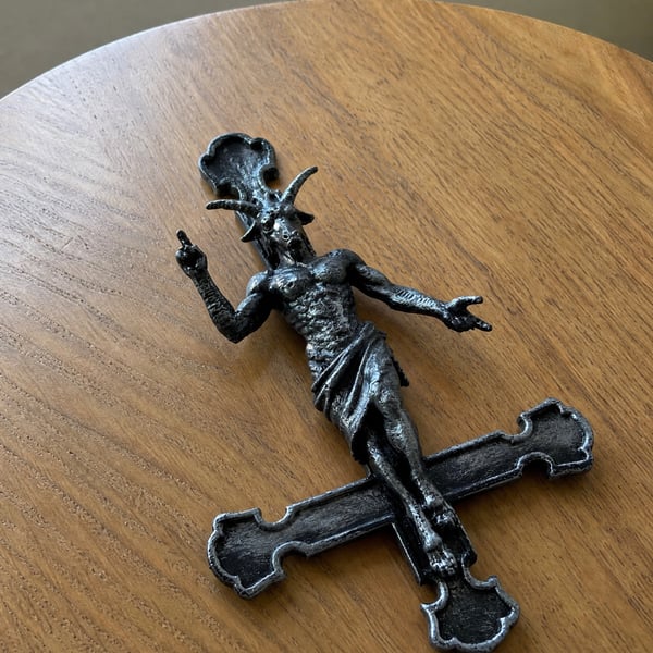 Handmade Baphomet Crucifix
