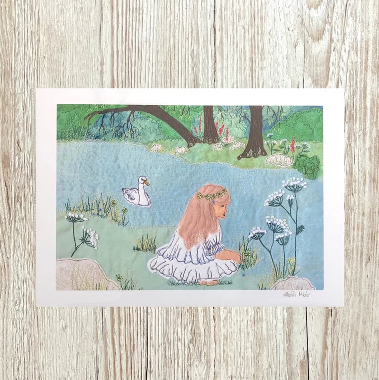 Down by the riverside - giclee print