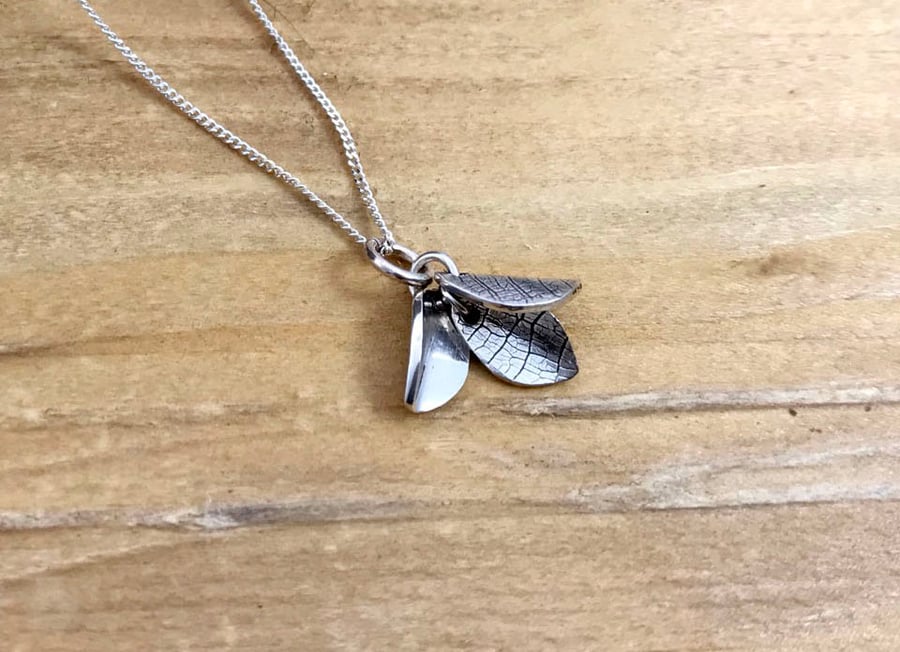 Handmade Silver Bluebell Necklace