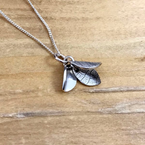 Handmade Silver Bluebell Necklace