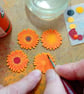 Marigold Brooch, Handmade Wooden Flower Pin, October Birthday Gift - Image 9
