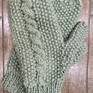Aran Mittens