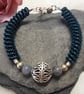 Wire work and gemstone bangle - REDUCED - Image 1