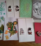 Set of 8 assorted cards. Ref 533. Summer seconds.