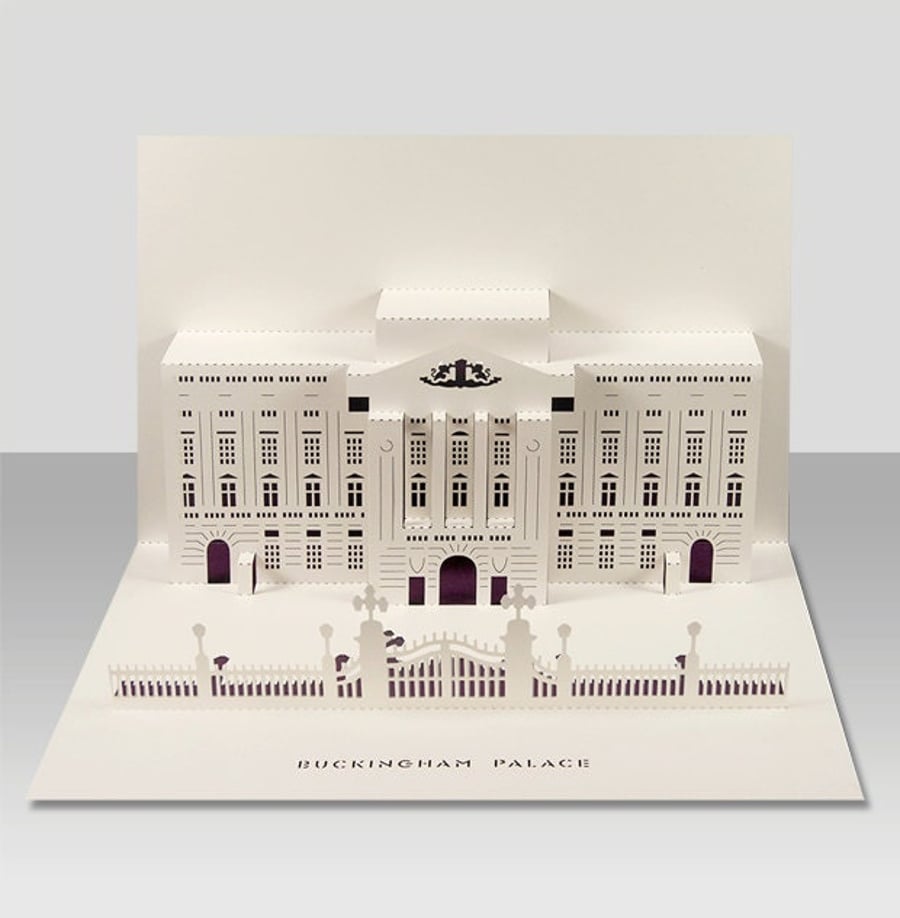 Buckingham Palace pop-up 3D card