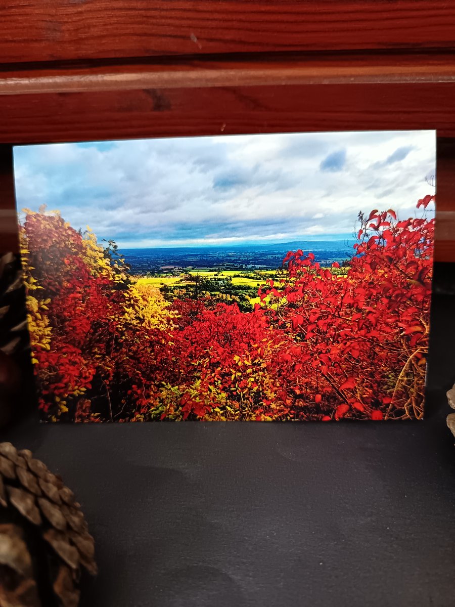 A6 Greetings card: Malvern (Worcestershire) photograph