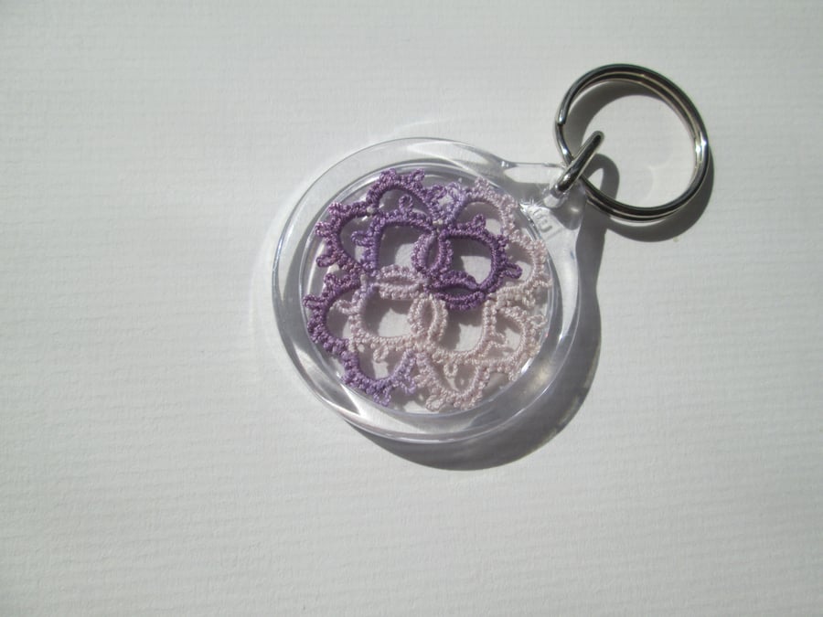  Purple Tatted key-ring 