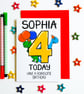 Personalised Birthday Card 4 Today Have a Roarsome Birthday with cute dinosaurs - Image 8