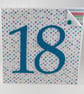 Handmade 18th birthday card - Image 1