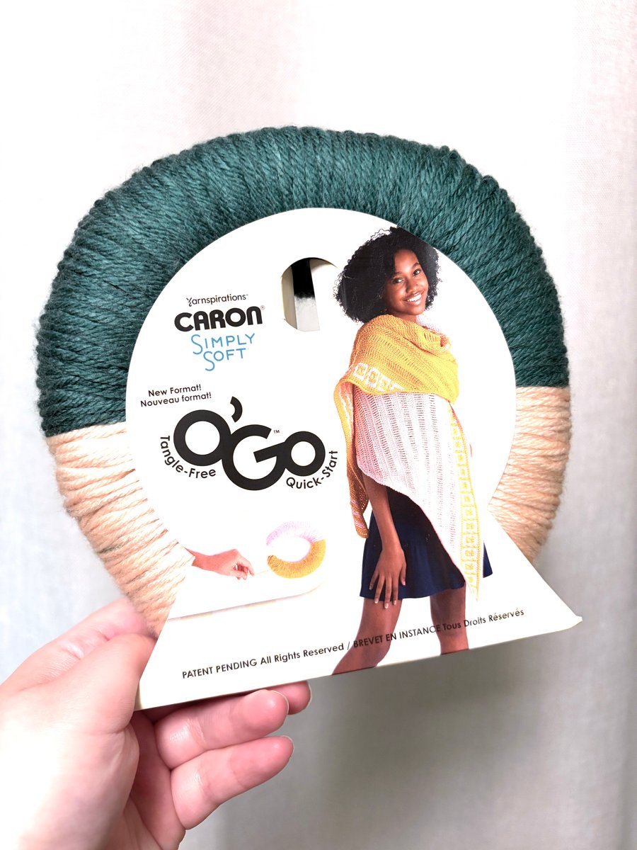 1 Pack x 141g CARON Simply Soft O'GO 100% Acrylic : Monsteria - Lt Country Peach