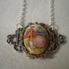 *SALE* Victorian Syle Lovers Cameo Necklace