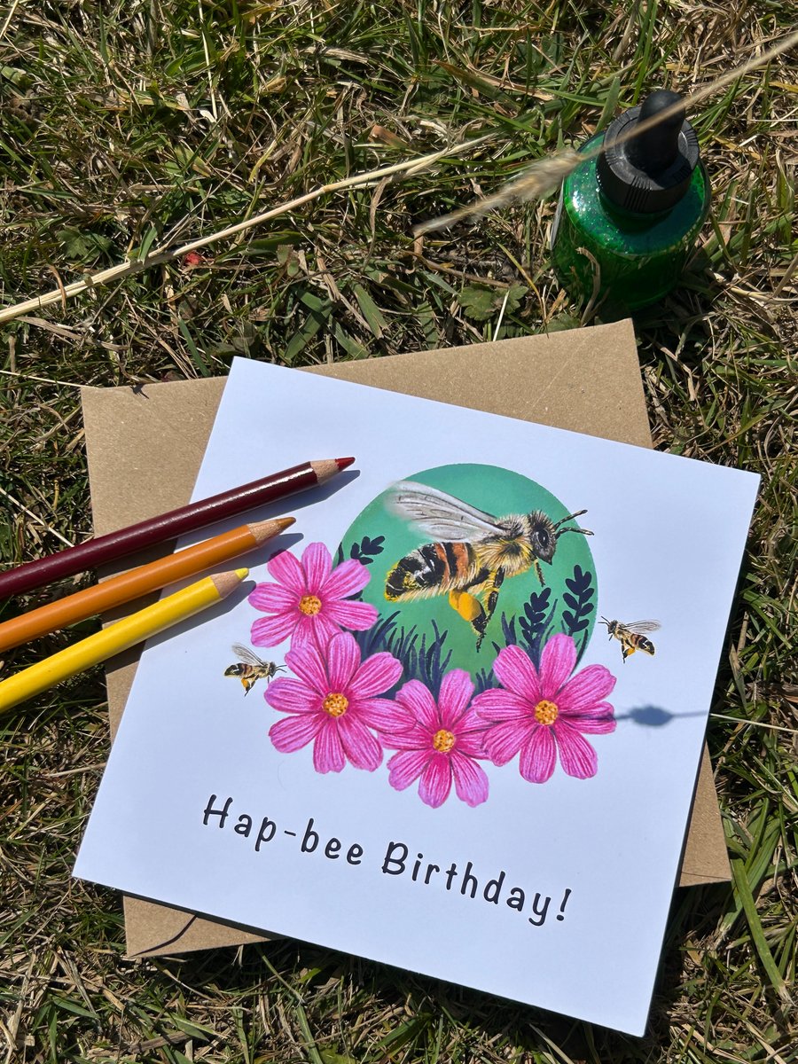 Honey Bee Greeting Card 