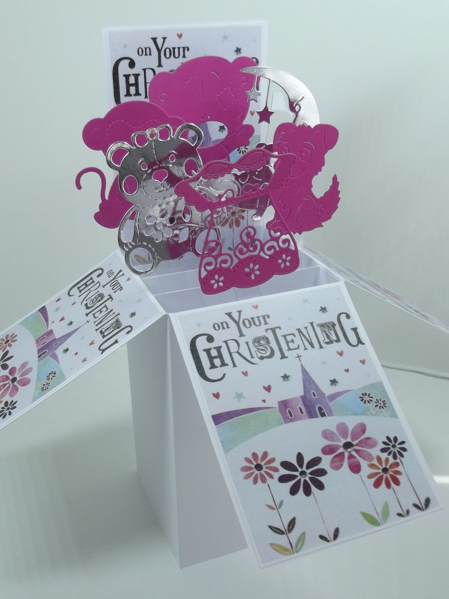 Baby's Christening Card 