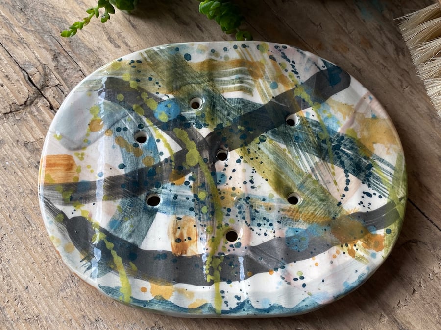 Handmade Ceramic Soap Dish