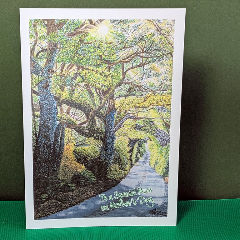 Underneath the Arches Art Card: Blank or Personalised A5-Size Greetings Card
