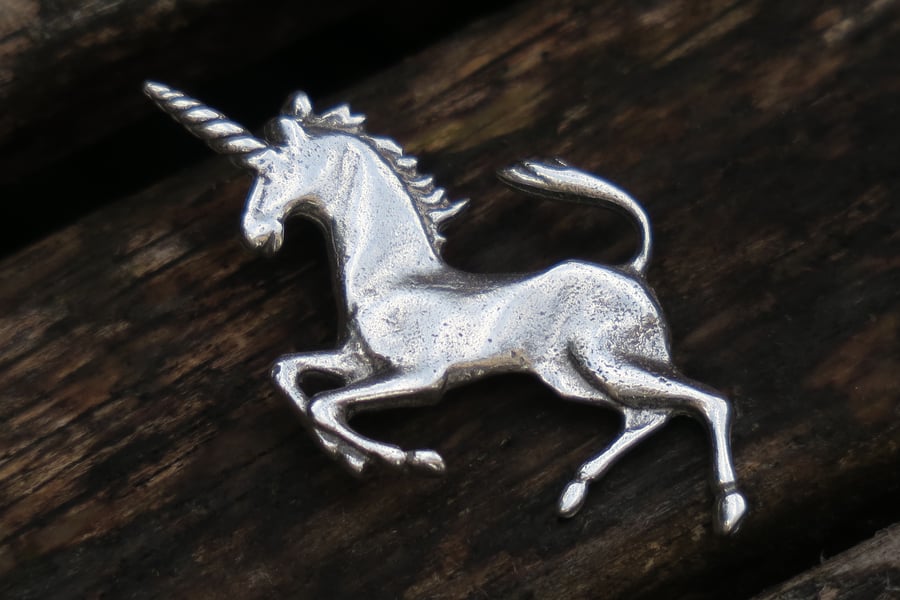 Silver Unicorn Pendant, Unicorn Pendant, Unicorn Gift, Sterling Silver Pendant