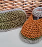 Designer Baby Boy's Hand Knitted Shoes 6 months size - Image 5