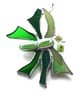  Dragonfly Suncatcher Funky Stained Glass Green - Image 4