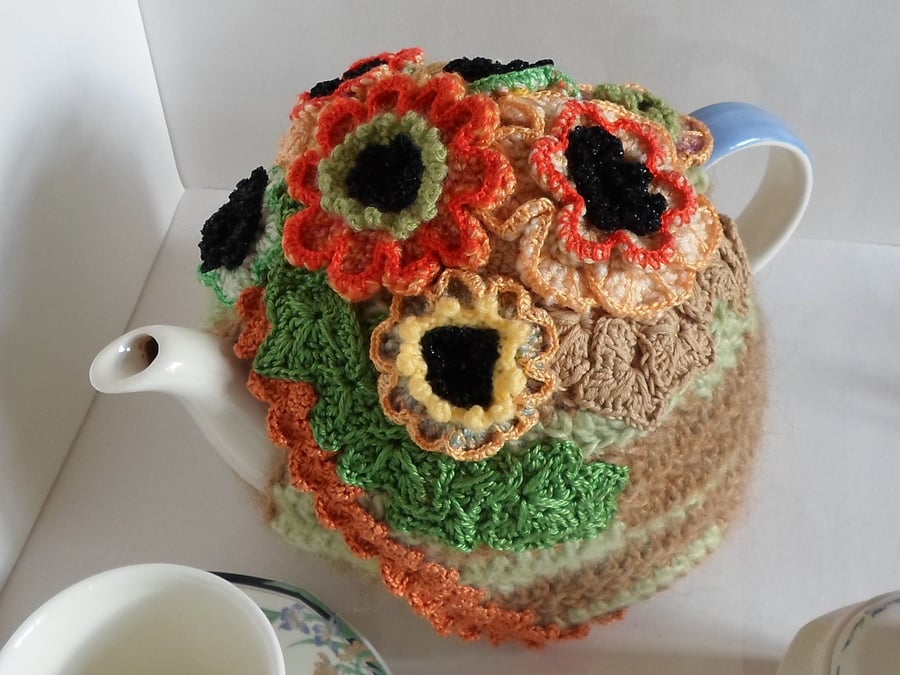 Exotic Flower Teapot cosy