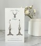 Charm Earrings - Hockey Sticks
