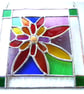 Flower Show Stained Glass Suncatcher Handmade  - Image 4