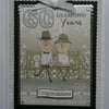 3D Luxury Handmade Card Wedding Anniversary 60 Diamond Years Congratulations