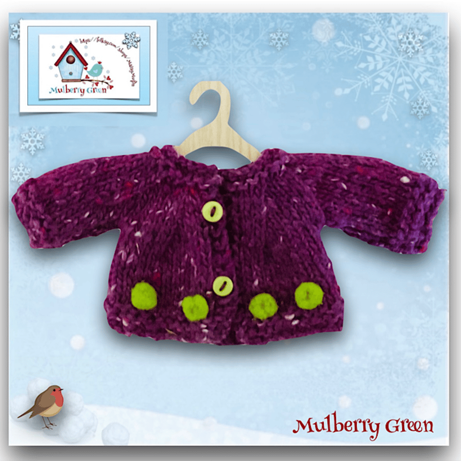 Pears and Blackberries Cardigan 