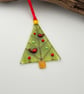 Robins Christmas Tree Decoration with Yellow Star - Image 3