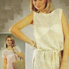 VINTAGE KNITTING PATTERN Ladies Dress and Tunic
