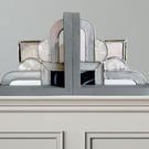 Stained Glass Art Bookends Art Deco Style