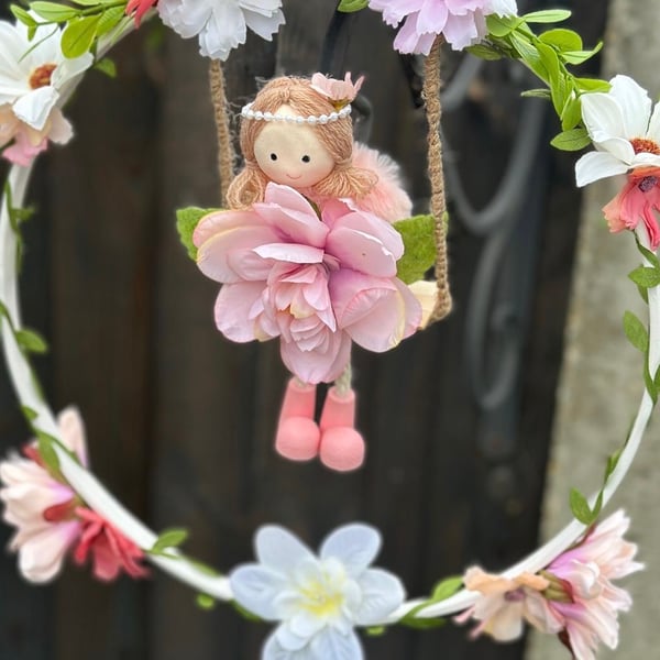 Lilly Blossom Fairy Swing Hoop