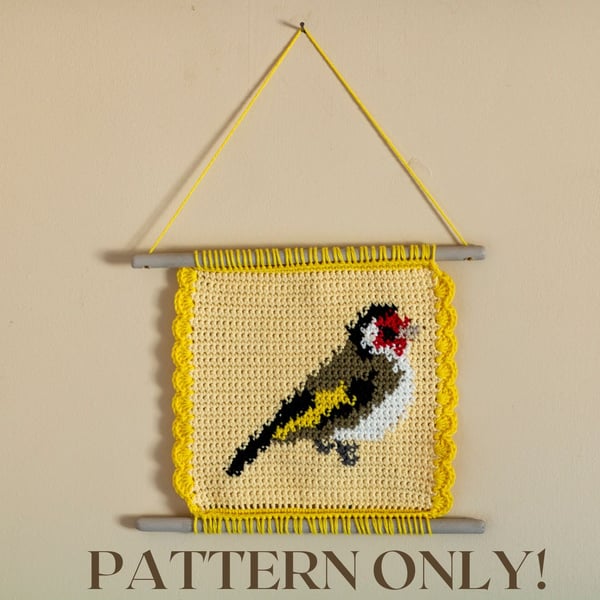 Goldfinch Crochet Tapestry Pattern