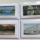 Cards of my Watercolour Paintings x4