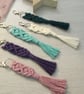 Fringed tassel Macrame Key chain or Handbag charm, luggage accessories, boho  - Image 3