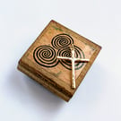 Recycled Handmade Gold Cross Pendant