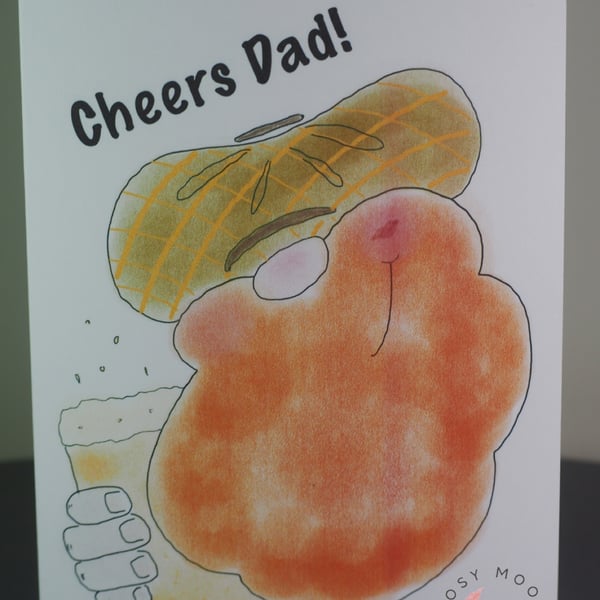 Cheers, Dad! Blank Card