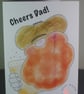 Cheers, Dad! Blank Card - Image 1