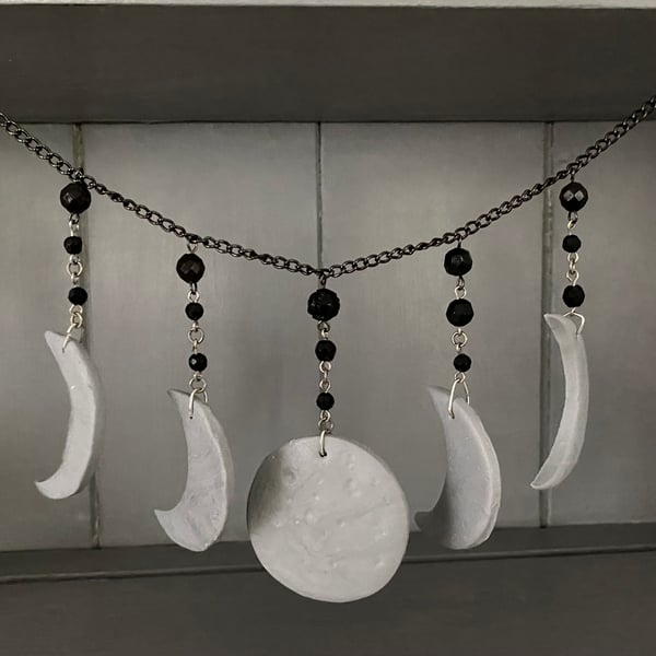 Moon phase wall hanging 