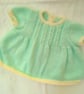 Baby's Hand Knitted Aran Weight Angel Top Shorts and Hat, Baby Clothes, BabyGift - Image 2