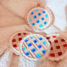 3D Printed Pie Coaster – Cute Lattice Tart Design