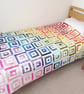 Rainbow Patchwork Quilt - Image 1