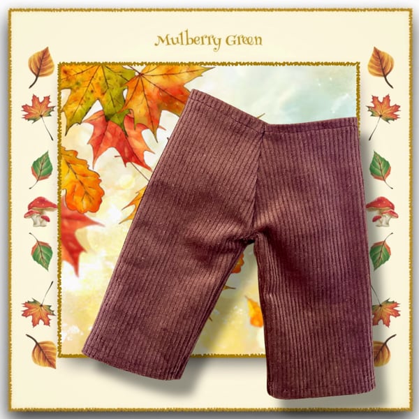 Chestnut Brown Corduroy Trousers