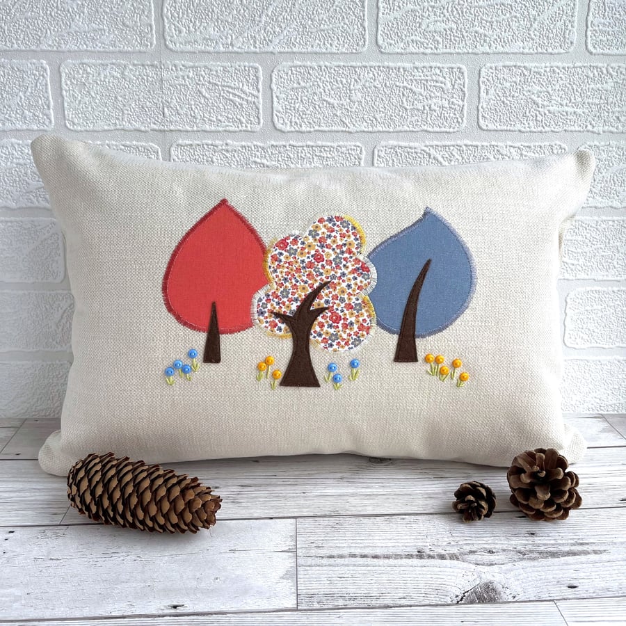Trees and Flowers Cushion