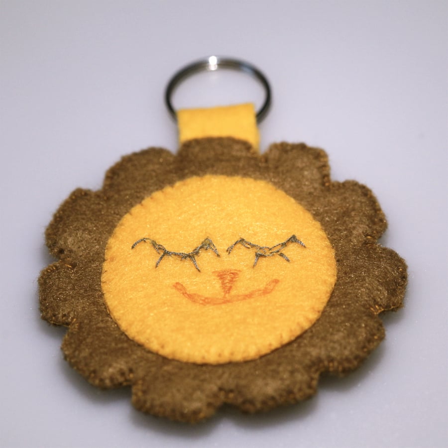 Cute Lion Key Ring
