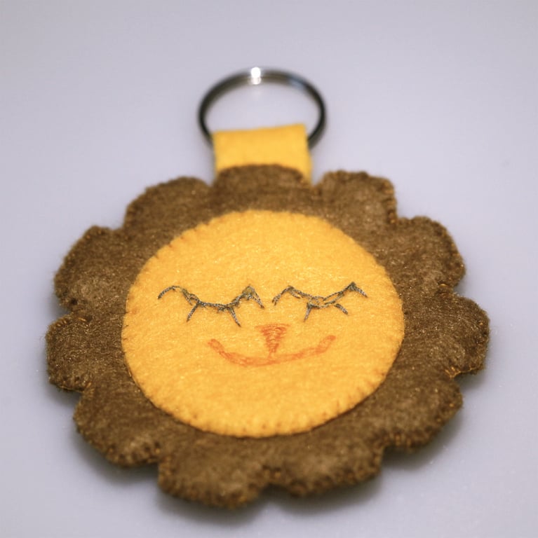 Cute Lion Key Ring